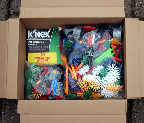 Box image for Classic K'NEX 70+10 model MOTORISED set