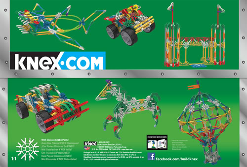 Box reverse image for Classic K'NEX 70-model building chest