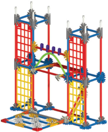 K'NEX Castle with drawbridge