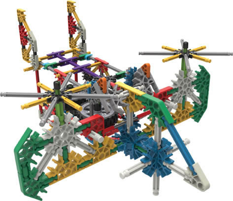 Box reverse image for K'NEX Classics Creation Zone 50-model building set