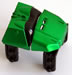 MICRO K'NEX Coaster Car Metallic green