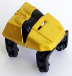 MICRO K'NEX Coaster Car Yellow