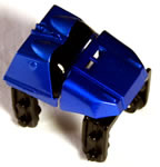 MICRO K'NEX Coaster Car Metallic blue
