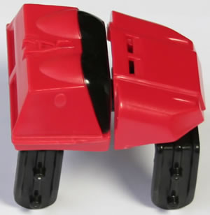 MICRO K'NEX Coaster Car Follower Red