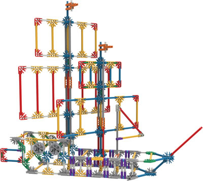 K'NEX Sailing ship