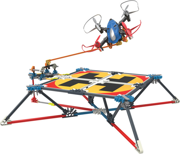 K'NEX Quadcopter on Training unit