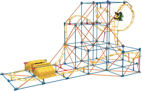 K'NEX Meteor Madness roller coaster