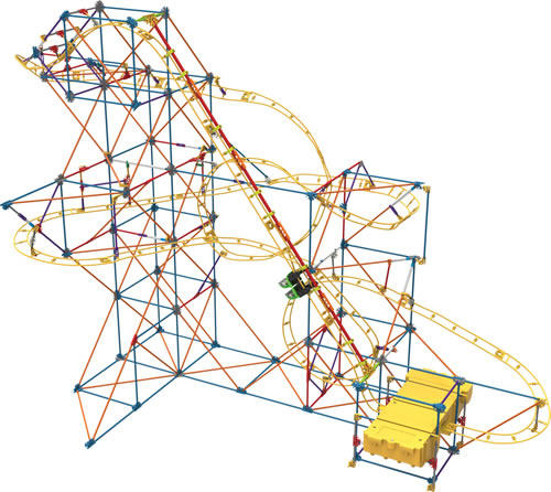 K'NEX Hyperspeed Hangtime coaster