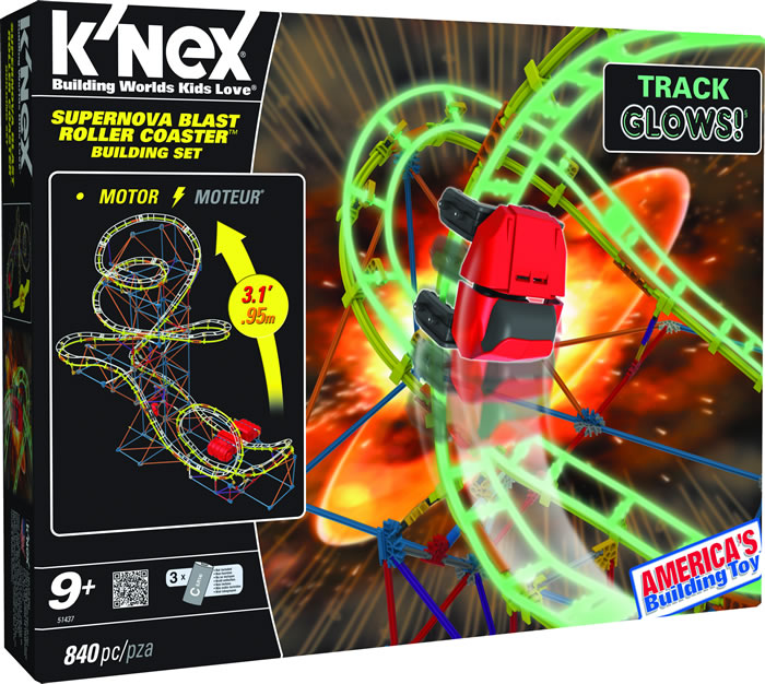 Box image for K'NEX Supernova Blast roller coaster