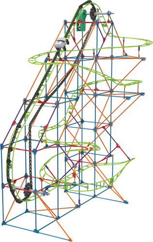 Box reverse image for K'NEX Typhoon Frenzy roller coaster