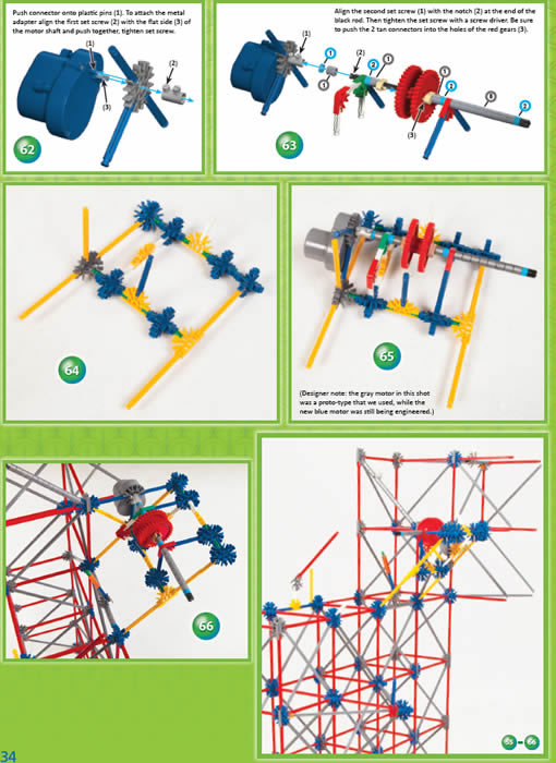 Instruction book image for K'NEX Son of serpent coaster