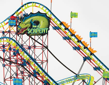 Model 2 from K'NEX Son of serpent coaster