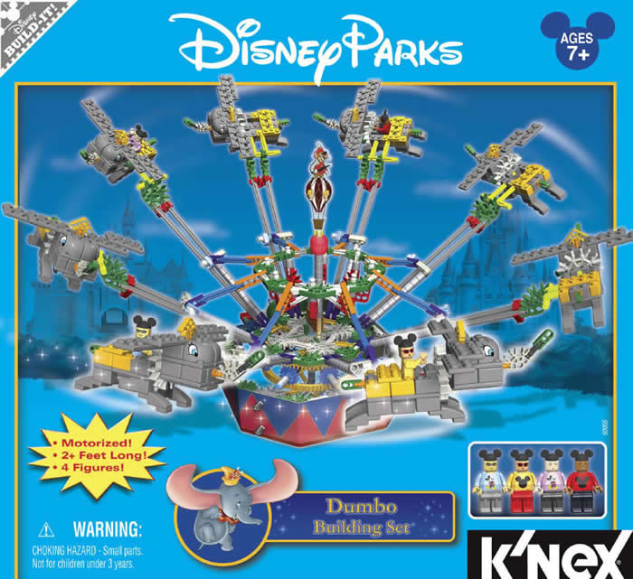 Box image for K'NEX Disney Dumbo the Flying Elephant building set