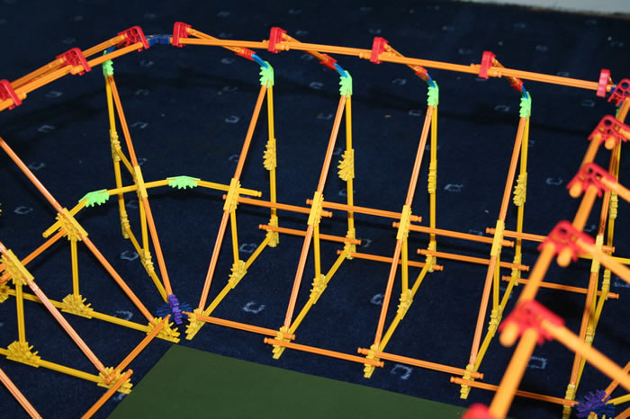 Model 2 from Classic K'NEX Sports Stadium kit