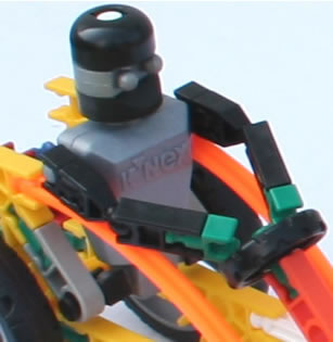 K'NEX Catapulted Dragster driver