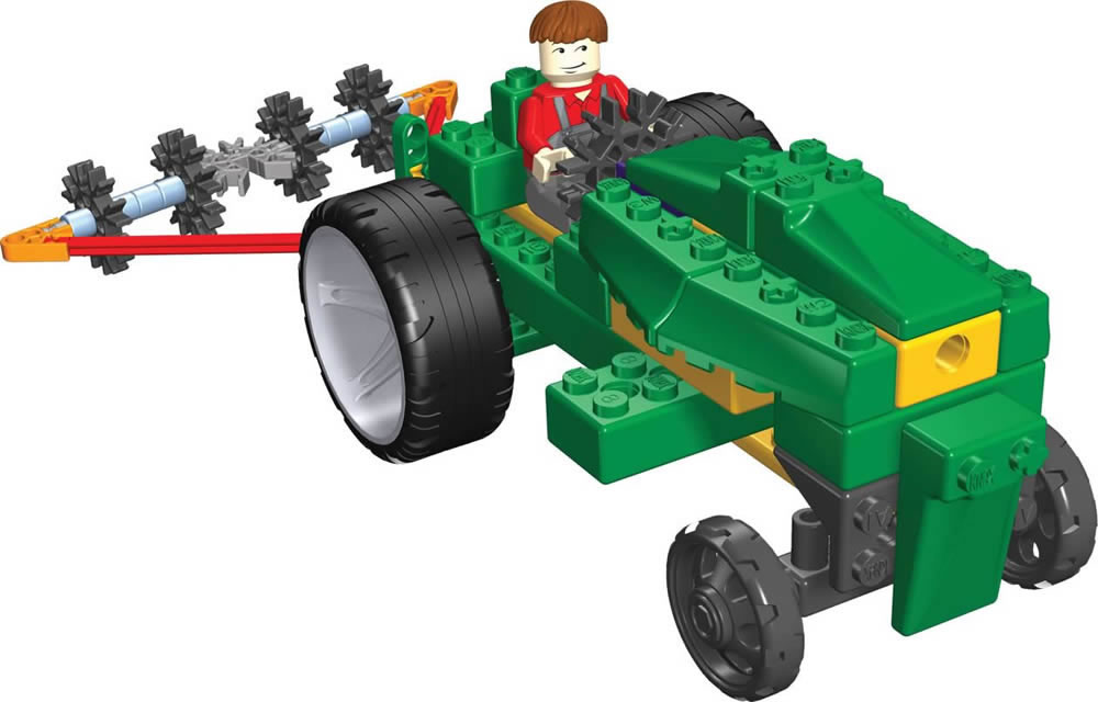 K'NEX Tractor and plough