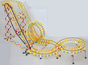 K'NEX Original 8ft roller coaster