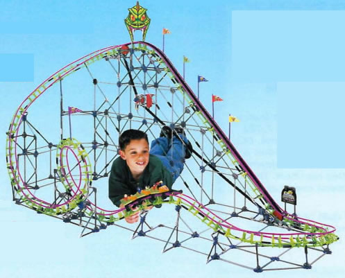 K'NEX Screamin Serpent roller coaster