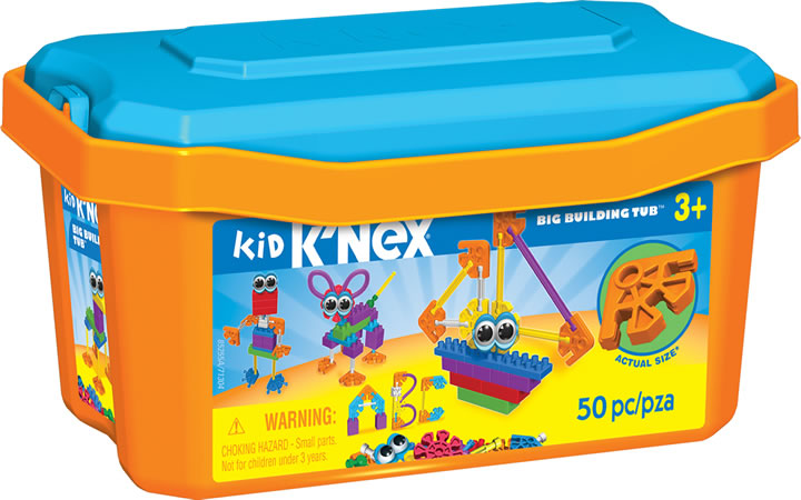 Box image for Kid K'NEX 16-model Big Building tub