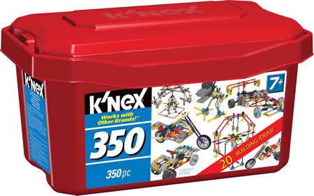 Box image for K'NEX 350pc Tub