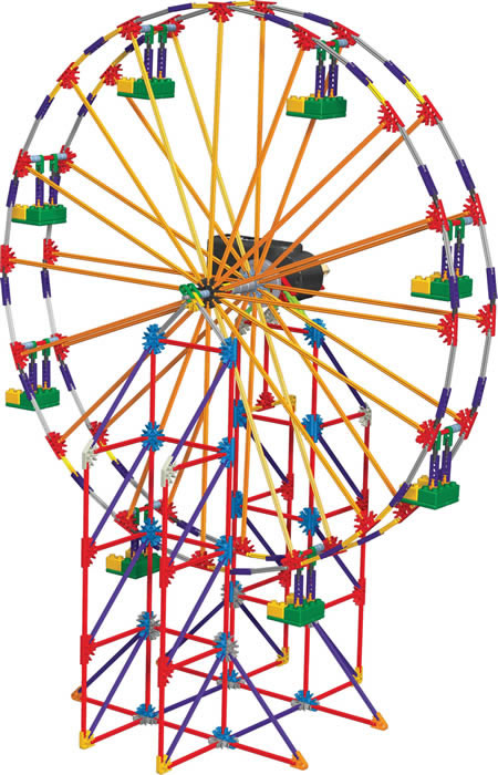 Micro K'NEX Ferris wheel