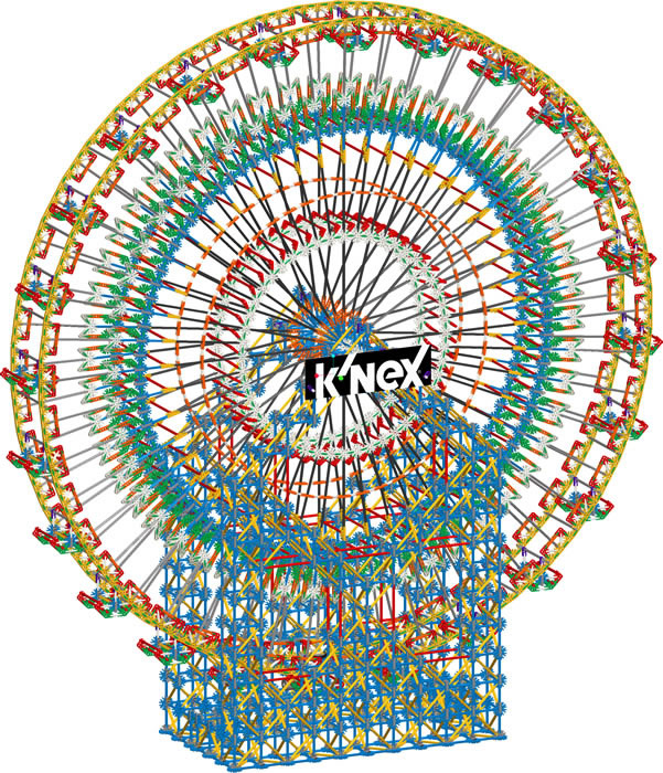 K'NEX 6 foot Ferris wheel