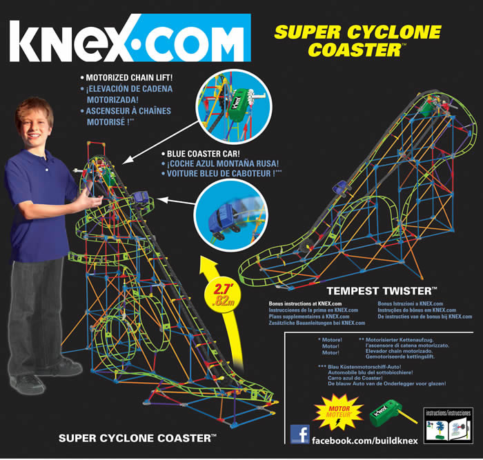 Box reverse image for K'NEX Super Cyclone Coaster