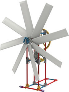 Model 4 from K'NEX Exploring Wind and Water energy set