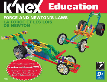 Instruction book image for K'NEX Forces and Newton's Laws set