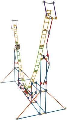 Model 2 from K'NEX Roller coaster Education set