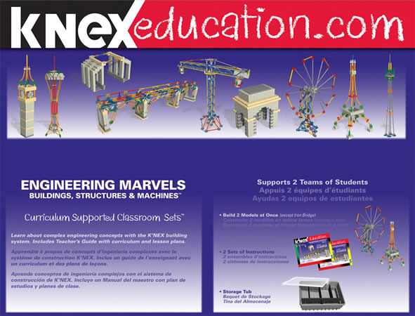 Box reverse image for K'NEX Engineering Marvels set