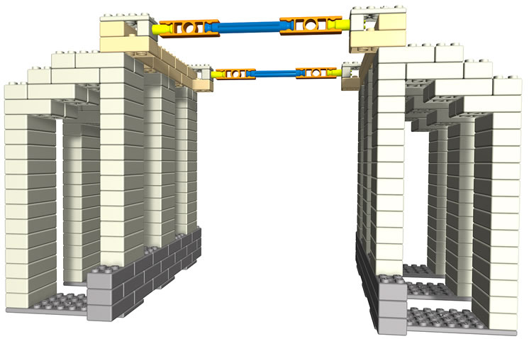 K'NEX Flying buttress