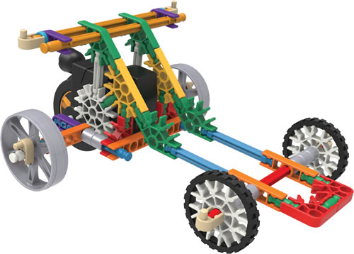 K'NEX Pull string flywheel racer