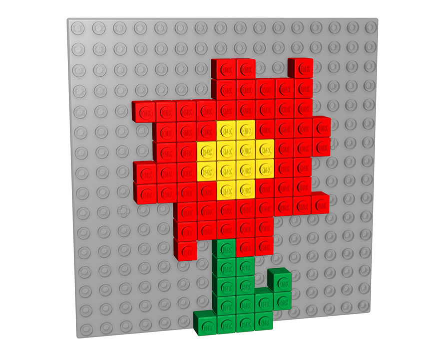 K'NEX Flower pattern