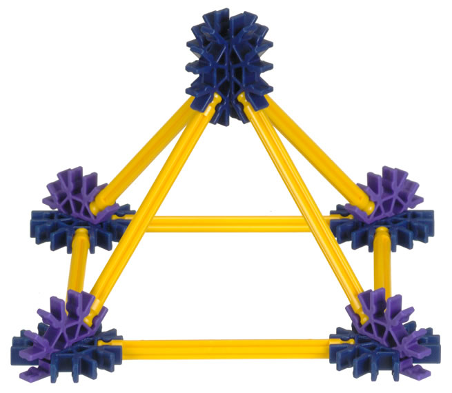 K'NEX Pyramid with square base