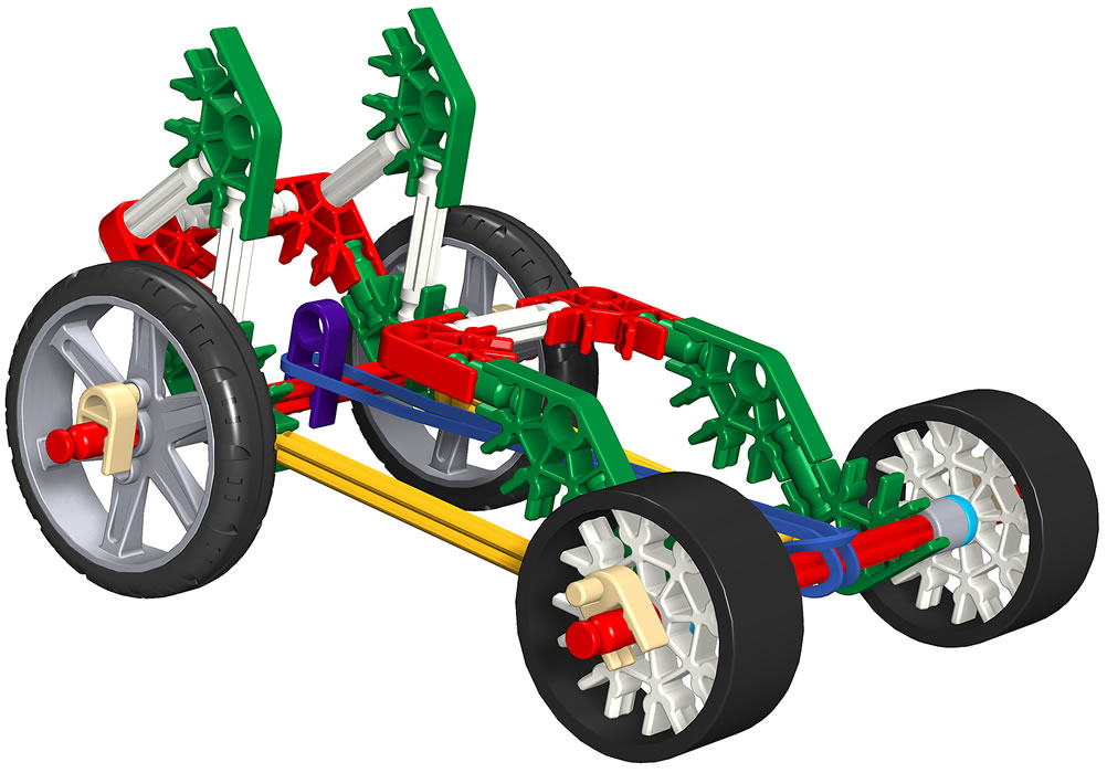 K'NEX Short Rubber band Racer