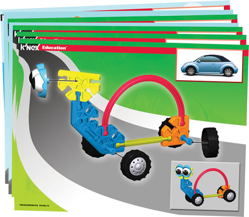 Instruction book image for Kid K'NEX Transportation set