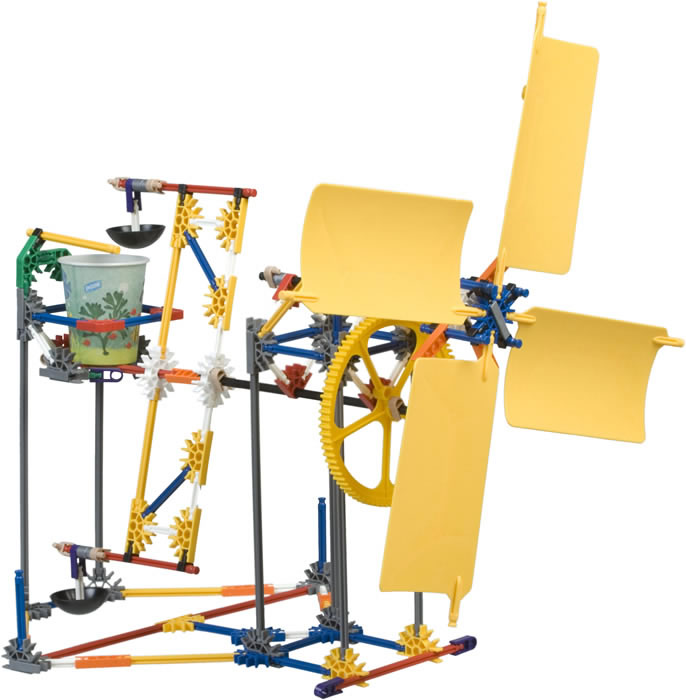 K'NEX Wind-powered water lift