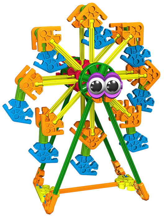 Kid K'NEX Ferris wheel