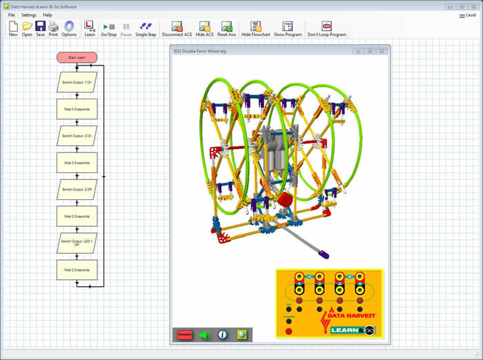K'NEX Discover Control set simulation software