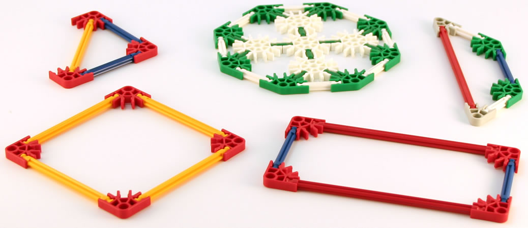 K'NEX 2D shapes