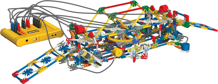 K'NEX Swing bridge