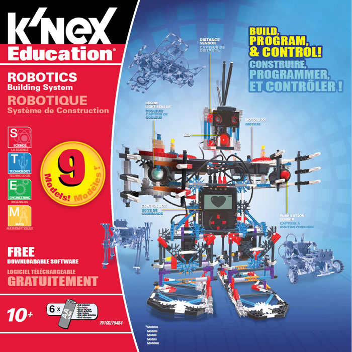 Instruction book from K'NEX Robotics set