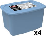 Pack of 4 K'NEX Storage tub Large blue