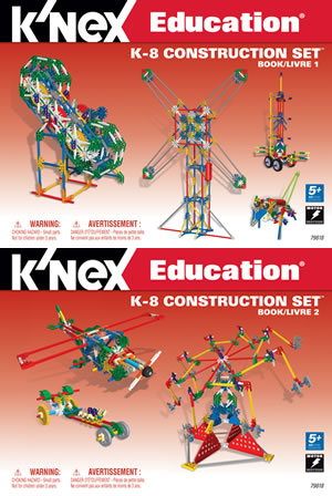 Instruction book image for K'NEX K-8 General construction set