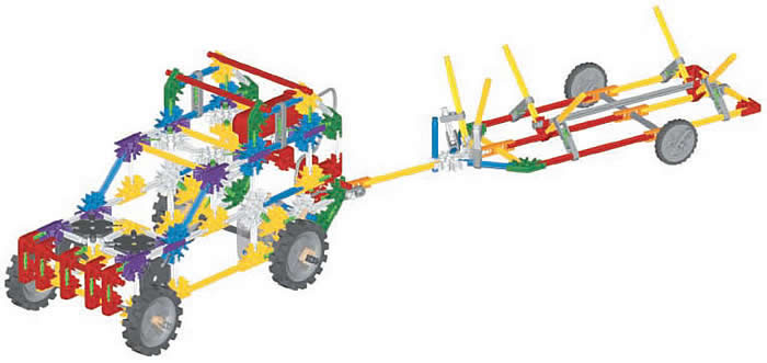 K'NEX Camper van and trailer