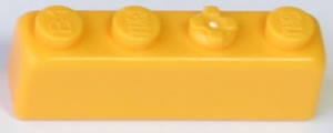 K'NEX Brick 1 x 4 Yellow