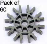 Pack 60 K'NEX Connector 8-way Silver