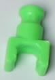 K'NEX Clip with Rod end Fluor. Green