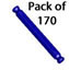 Pack 170 K'NEX Rod 54mm Blue